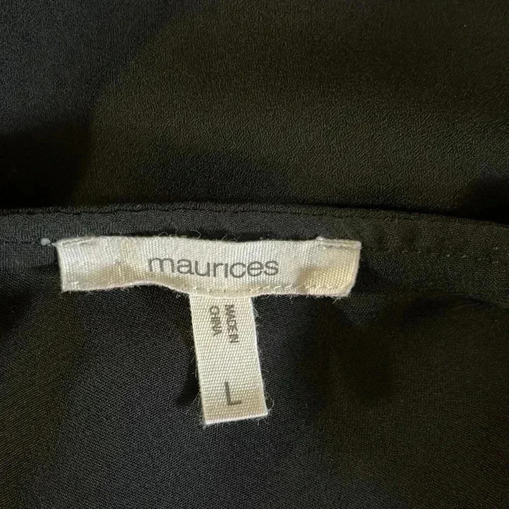 Maurice’s Black Dress Top - Picture 4 of 8